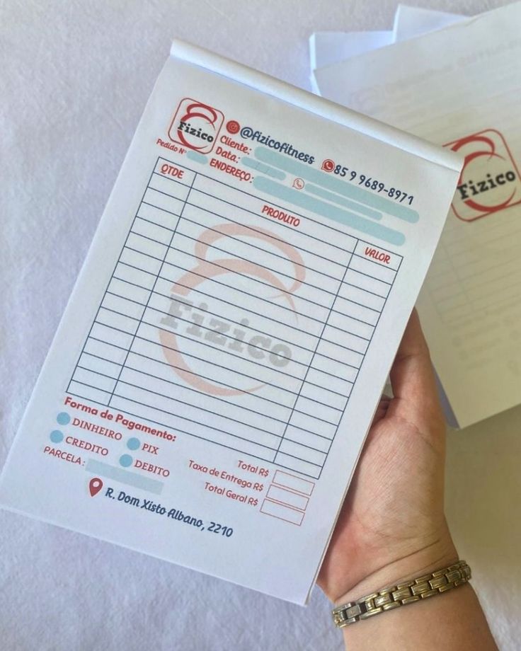 Blocos de pedidos