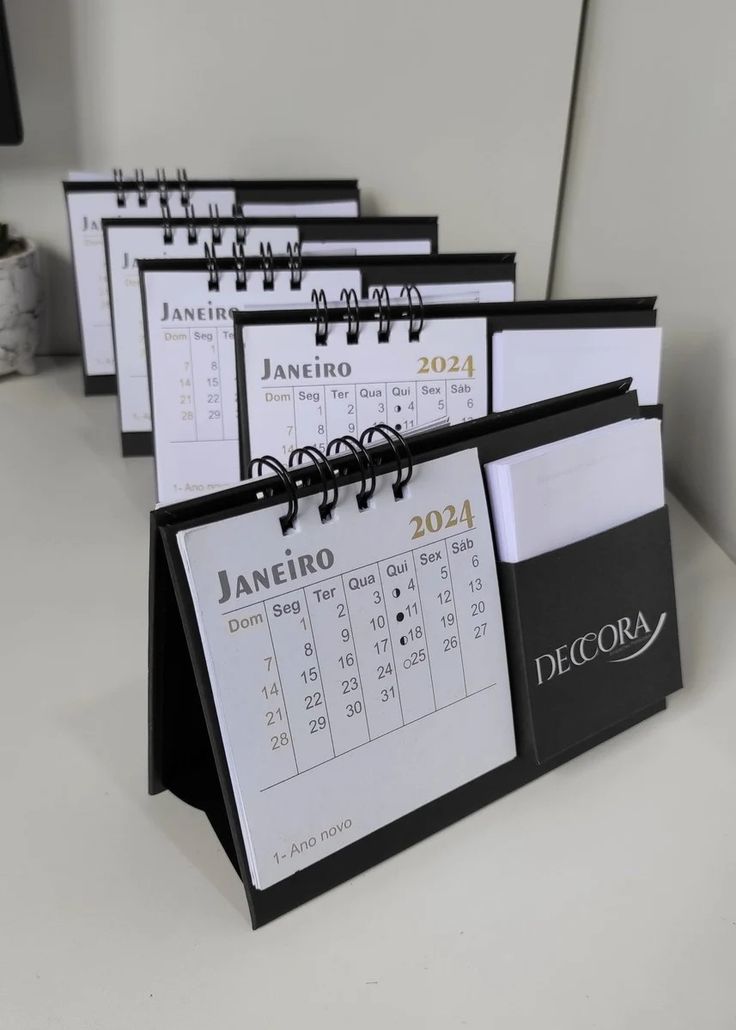 Calendários de mesa