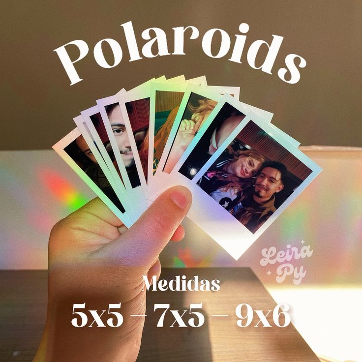 Polaroides e fotos com ímã